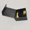 Matte Black Hair Extension Box With Magnetic Closure